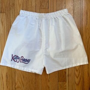 Katy Perry Teenage Dream peppermint swirl 100% cotton printed shorts